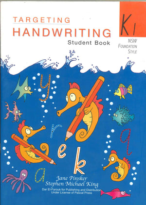 TARGETING : Handwriting StudentBook K1 Jane pinsker - Stephen Micheal King BookBuzz.Store